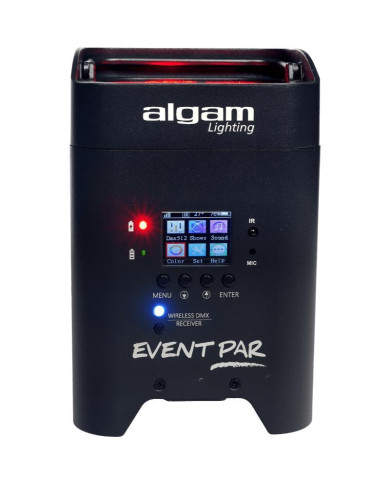 Algam Lightning - Projecteur Par sur Batterie Hex Par sur batterie LED 6 x 12W RGBWAUV