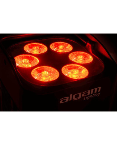 Algam Lightning - Projecteur Par sur Batterie Hex Par sur batterie LED 6 x 12W RGBWAUV