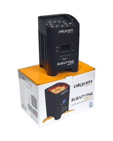 Algam Lightning - Projecteur Par sur Batterie Hex Par sur batterie LED 6 x 12W RGBWAUV