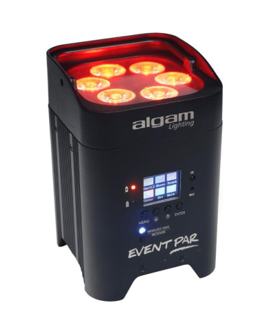 Algam Lightning - Projecteur Par sur Batterie Hex Par sur batterie LED 6 x 12W RGBWAUV