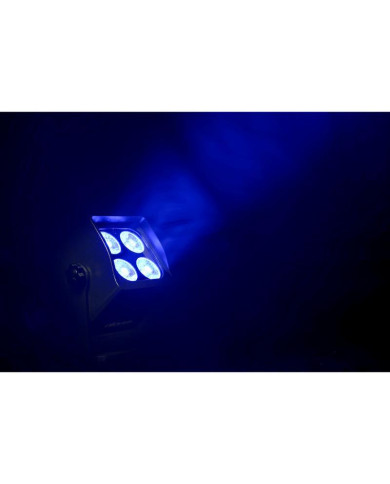 Algam Lightning - Projecteur Par sur Batterie Quad 4 LED 4W RGB+WW IR, DMX sans fil, IP65