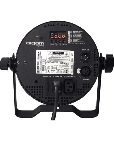 Algam Lightning - Projecteur SlimPar Hex Par LED 12 x 10W RGBWAU