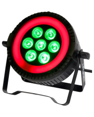 Algam Lightning - Projecteur Par Wash LED 7x 6W + anneau RVB LED