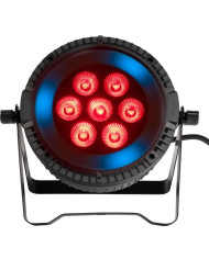 Algam Lightning - Projecteur Par Wash LED 7x 6W + anneau RVB LED