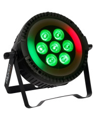 Algam Lightning - Projecteur Par Wash LED 7x 6W + anneau RVB LED