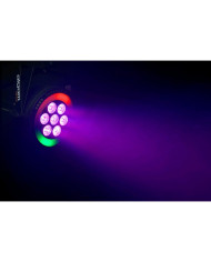Algam Lightning - Projecteur Par Wash LED 7x 6W + anneau RVB LED
