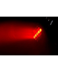 Algam Lightning - Projecteur Par Wash 18 LED 1W rouge/vert/bleu/blanc, 1 LED 3W RVB, télécommande