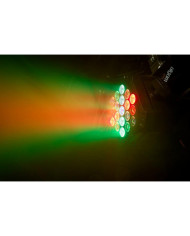 Algam Lightning - Projecteur Par Wash 18 LED 1W rouge/vert/bleu/blanc, 1 LED 3W RVB, télécommande