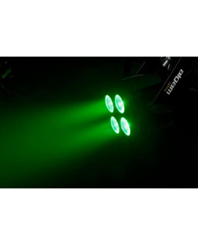 Algam Lightning - Projecteur Par Quad Par LED 4x 6W 4-en-1 compact, télécommande