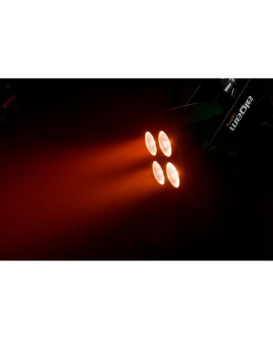 Algam Lightning - Projecteur Par Quad Par LED 4x 6W 4-en-1 compact, télécommande