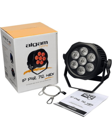 Algam Lightning - Projecteur Architectural Par IP65 LED 7 x 12W RGBWAUV