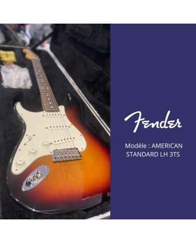 Fender - Guitare Electrique American Standard LH 3TS - Occasion