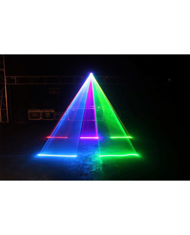 Algam Lightning - Laser d'animation multicolore 400mW RGB