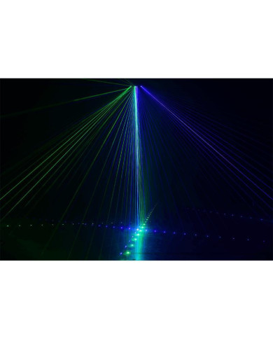 Algam Lightning - Laser d'animation 6 faisceaux 360mW RGB