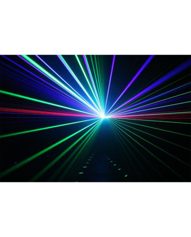 Algam Lightning - Laser d'animation 6 faisceaux 360mW RGB