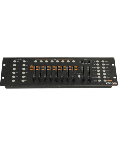 Algam Lightning - Console DMX 12 projecteurs 16 canaux 30 banques de 8 scènes