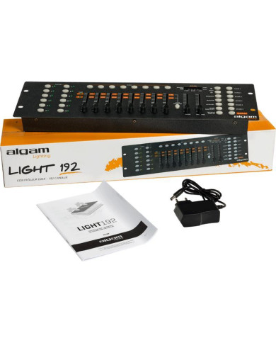Algam Lightning - Console DMX 12 projecteurs 16 canaux 30 banques de 8 scènes