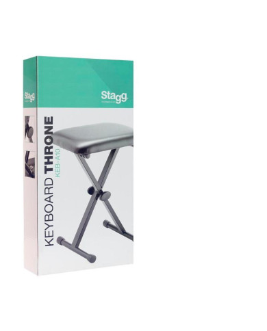 Stagg - Siège pliable en X pour clavier KEB-A10