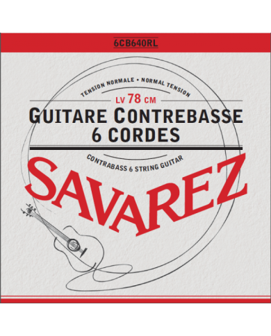 Savarez - Cordes de contrebasse 6 cordes 6CB640RL