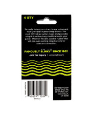 Ernie Ball - Strap blocks - Vert pack de 4