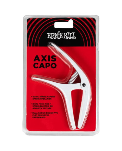 Ernie Ball - Capodastre Axis Blanc