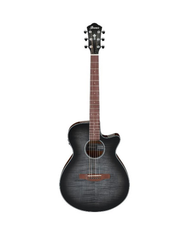 Ibanez - Guitare électro-acoustique AEG70TCH Transparent Charcoal Burst High Gloss 