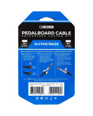 Boss - Kit de câblage pour pedalboard sans soudure 0,5M