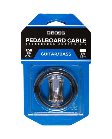 Boss - Kit de câblage pour pedalboard sans soudure 0,5M