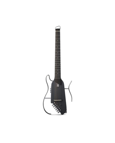 Donner - Guitare de voyage HUSH-I Travel Guitar MP BK