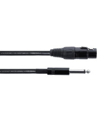 Cordial - Câble Microphone Fiche XLR fem. / Jack 2 points - 5 m