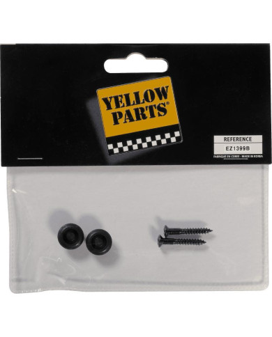 Yellow Parts - Attache Courroie Par 2 avec vis, noir