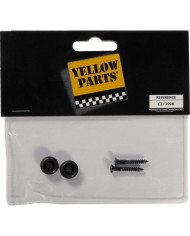 Yellow Parts - Attache Courroie Par 2 avec vis, noir