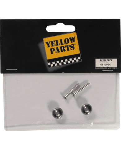 Yellow Parts - Attache Courroie Par 2 avec vis, chrome