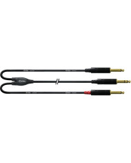 Cordial - Cable Bretelle Jack mâle/2 J. mono m. - 3m