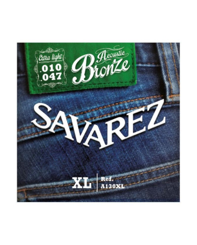 Savarez - Cordes folk Bronze Extra light 10-47