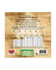 Savarez - Cordes folk Bronze Extra light 10-47