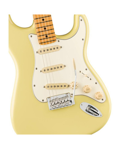 Fender - Guitare Electrique Player II Stratocaster®, touche en érable, jaune Hialeah