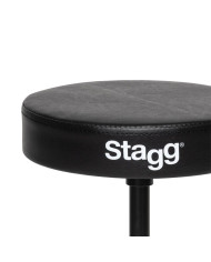 Stagg - Siège batterie noir double embase