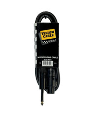 Yellow Cable - Cable Microphone Jack mono mâle/XLR femelle 1m