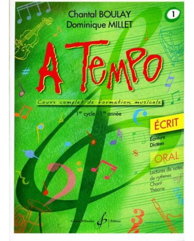 A Tempo – Partie Ecrite – Vol.1 BOULAY CHANTAL