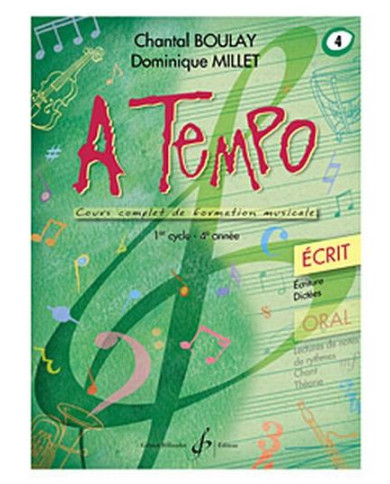 A Tempo – Partie Ecrite – Vol.4 BOULAY CHANTAL