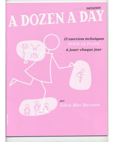 Dozen A Day Mini Book En Francais – Rose BURNAM EDNA MAE