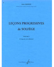 30 Lecons Progressives De Solfège Vol.1 GRIMOIN ALAIN
