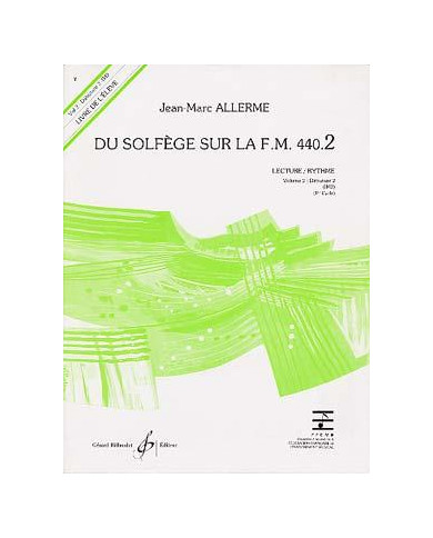 Du Solfège Sur La F.M. 440.2 – Lecture – Rythme – Eleve ALLERME JEAN-MARC