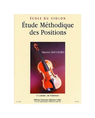 Etude Des Positions Vol.1 : 3ème Position HAUCHARD MAURICE