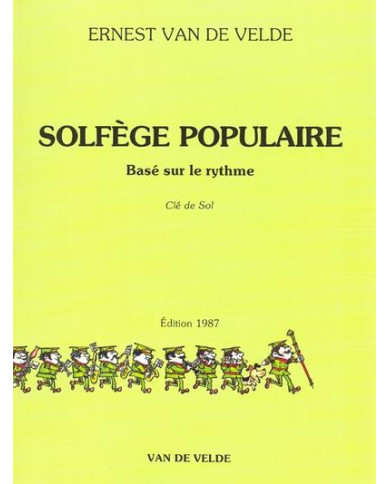 Solfège Populaire – Clé De Sol VAN DE VELDE ERNEST