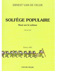 Solfège Populaire – Clé De Sol VAN DE VELDE ERNEST