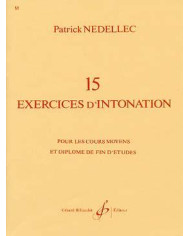 15 Exercices D’Intonation NEDELLEC PATRICK