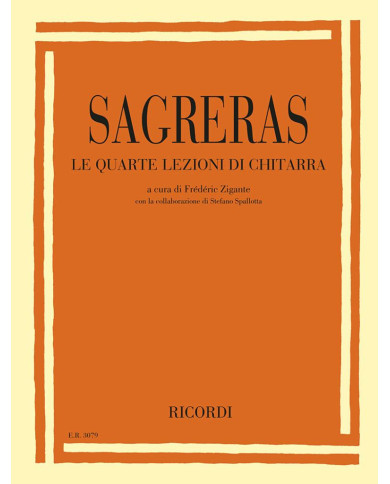 Le quarte lezioni di chitarra SAGRERAS JULIO SALVADOR