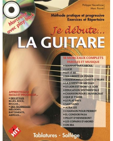 Je Débute La Guitare HEUVELINE PHILIPPE / ROUVE MARC